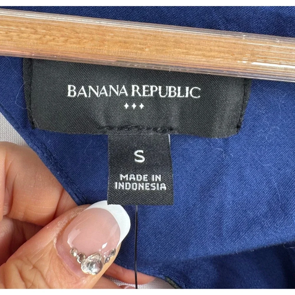 Banana Republic Crop Croset Top sz S Pink Floral Puff Sleeve Open Back boho